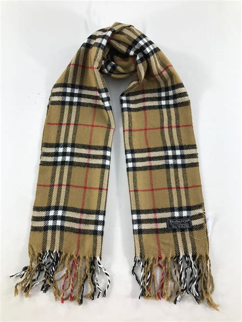 used Burberry scarves